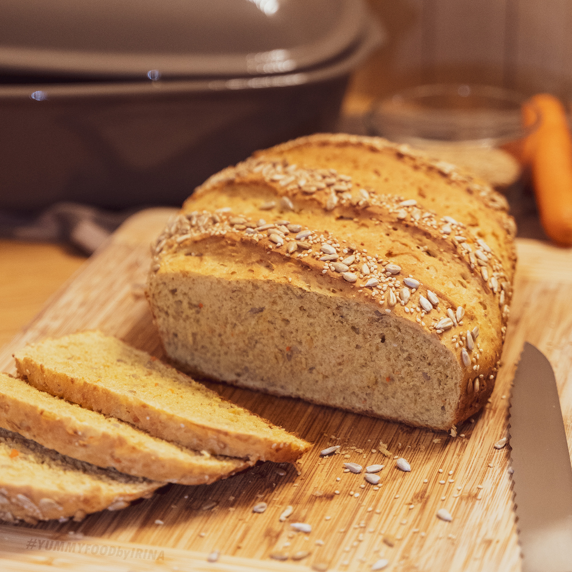 Dinkel-Möhren-Brot - YUMMYFOODbyirina