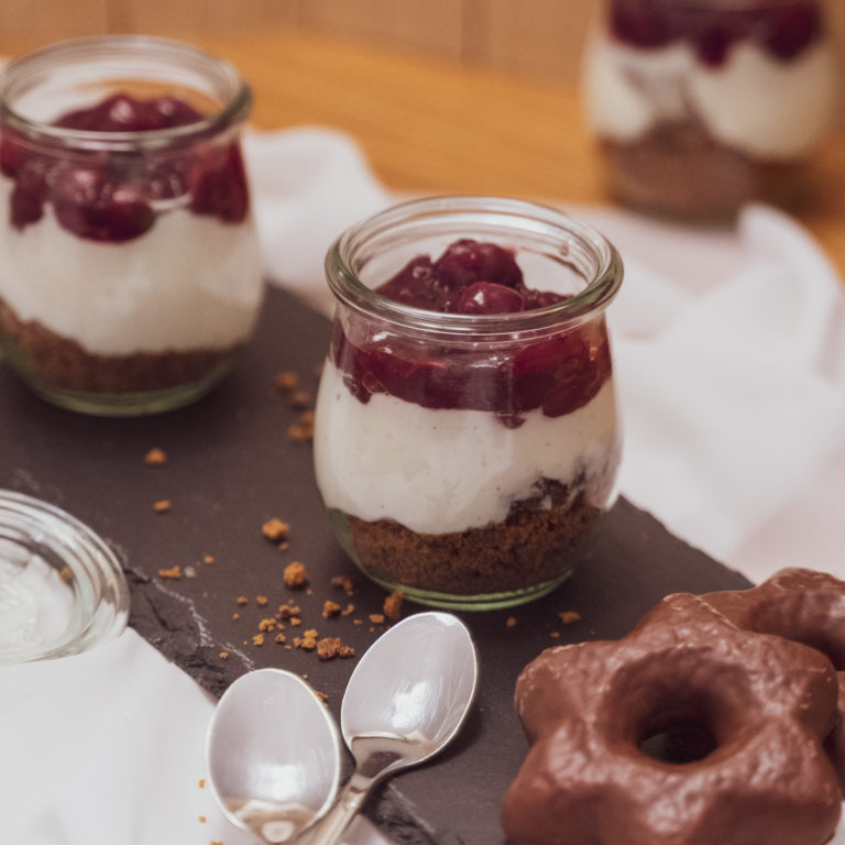 Rezept: Lebkuchen-Kirsch-Dessert - YUMMYFOODbyirina